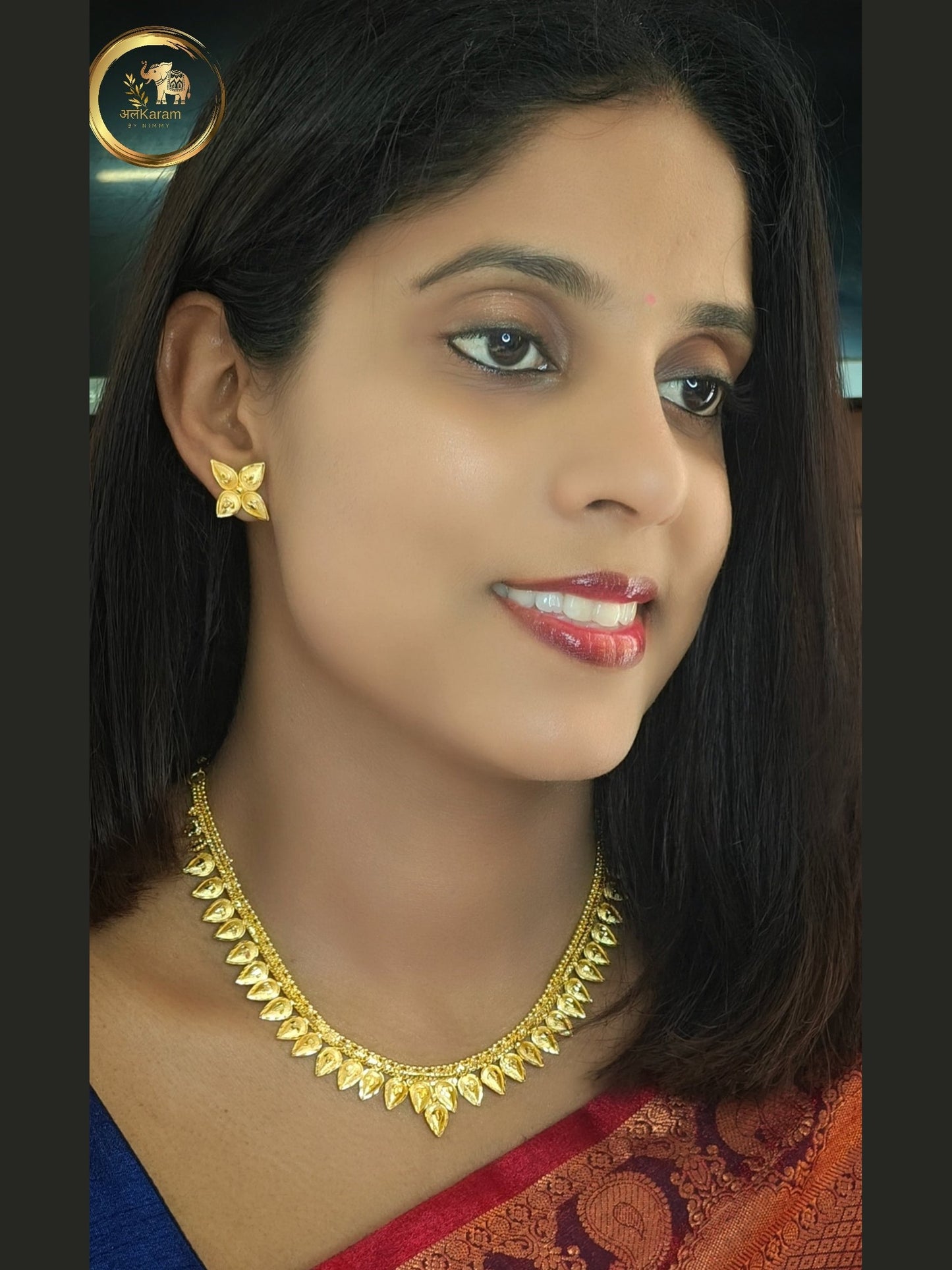 Gold Short Necklace - GSN0007