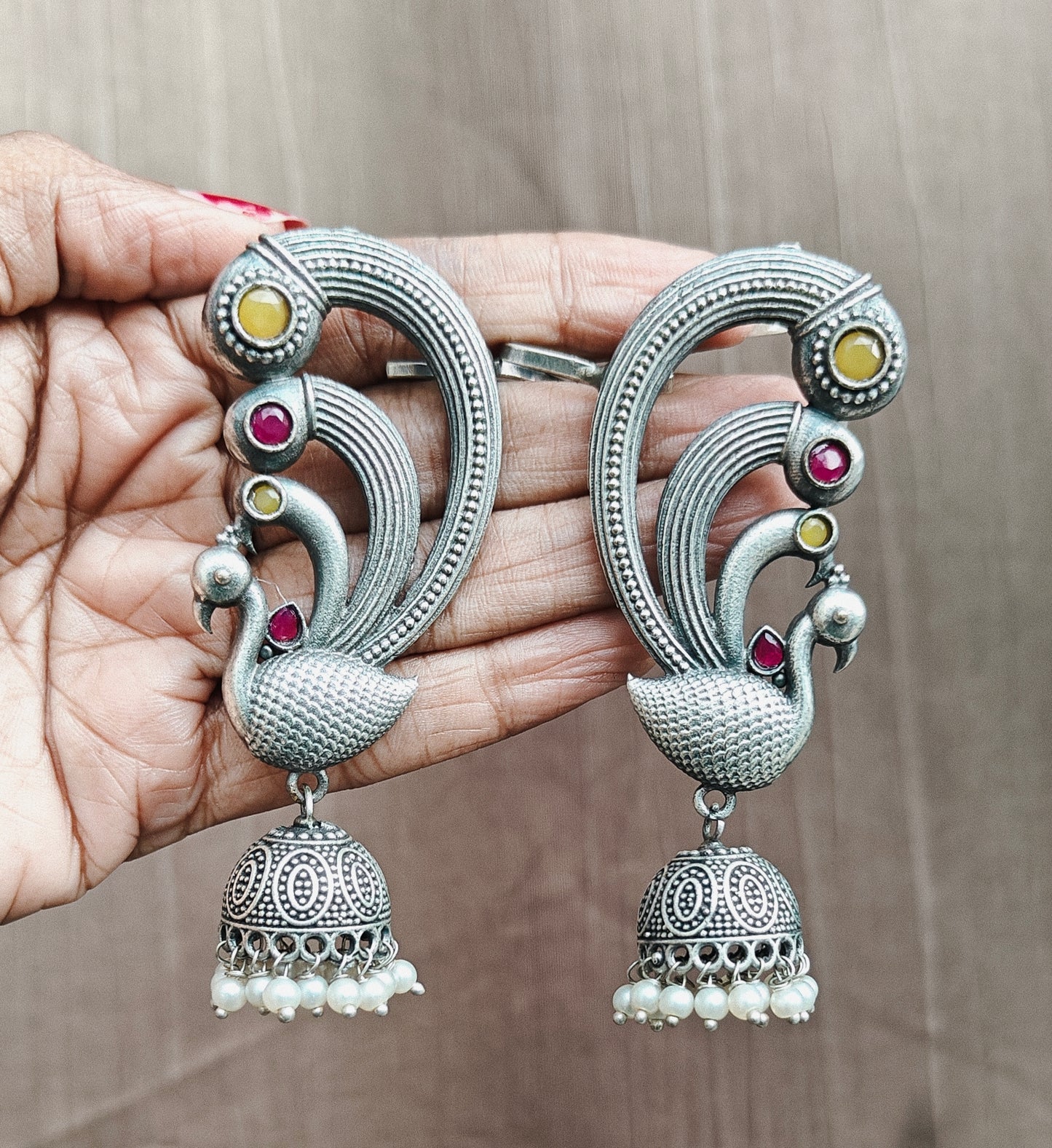 Oxidised Traditional Ethnic Ear Jewel