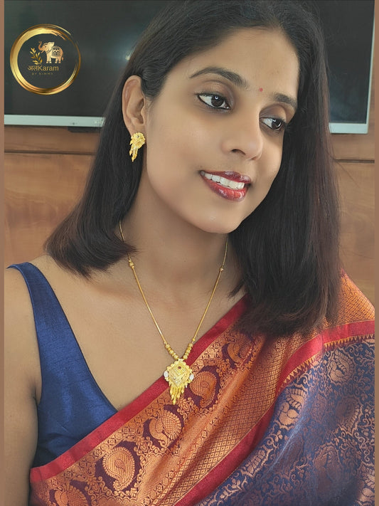 Gold Short Necklace - GSN0002