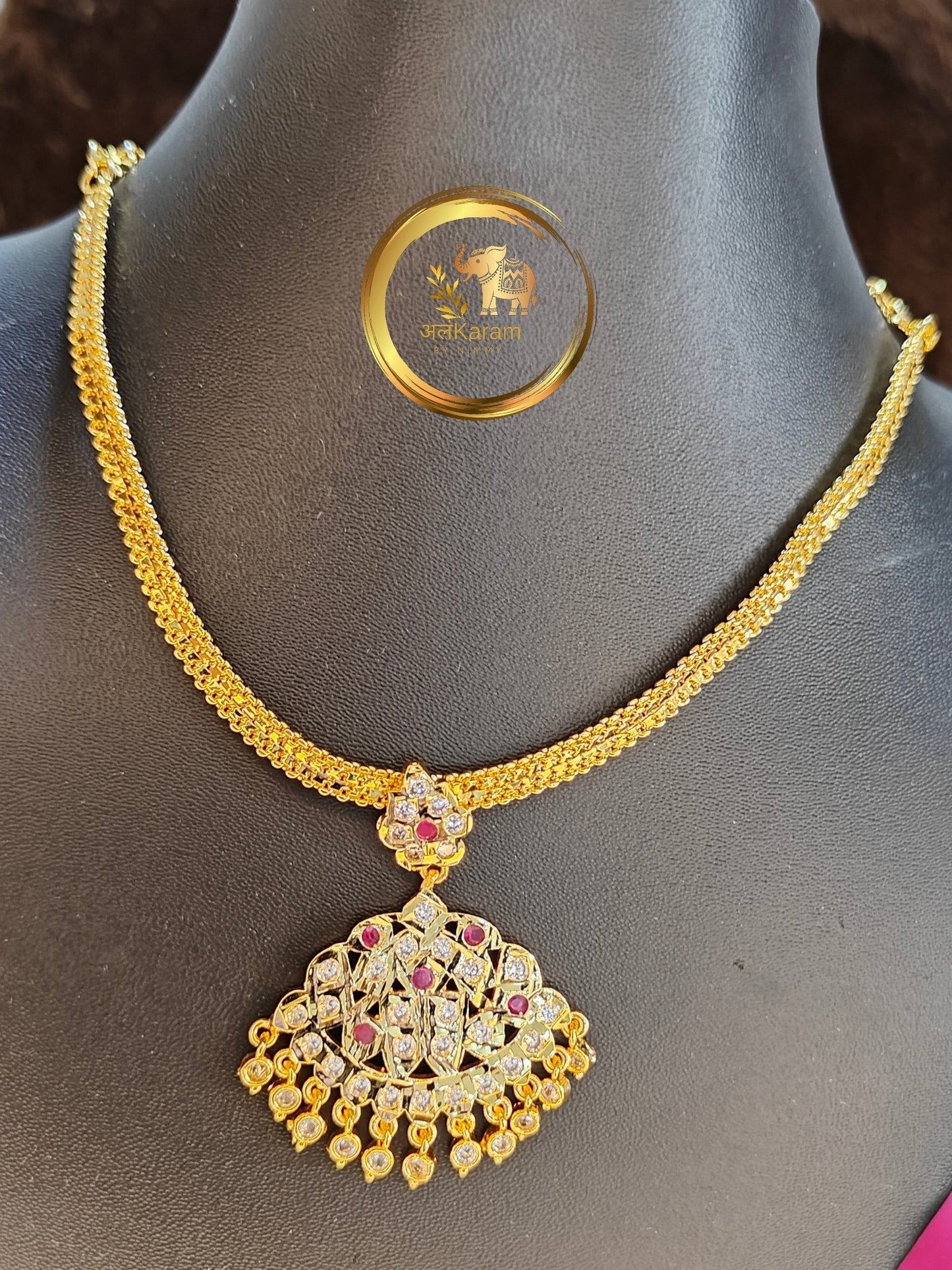 Gold Short Necklace - GSN0005
