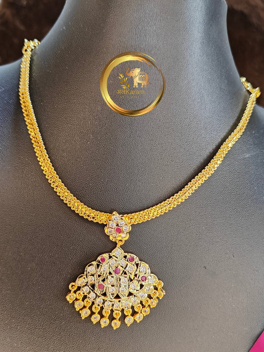 Gold Short Necklace - GSN0005