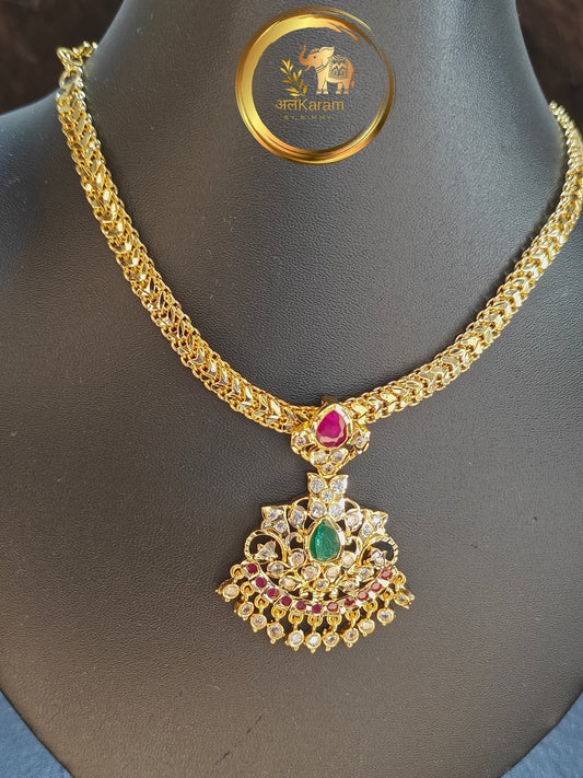 Gold Short Necklace - GSN0006