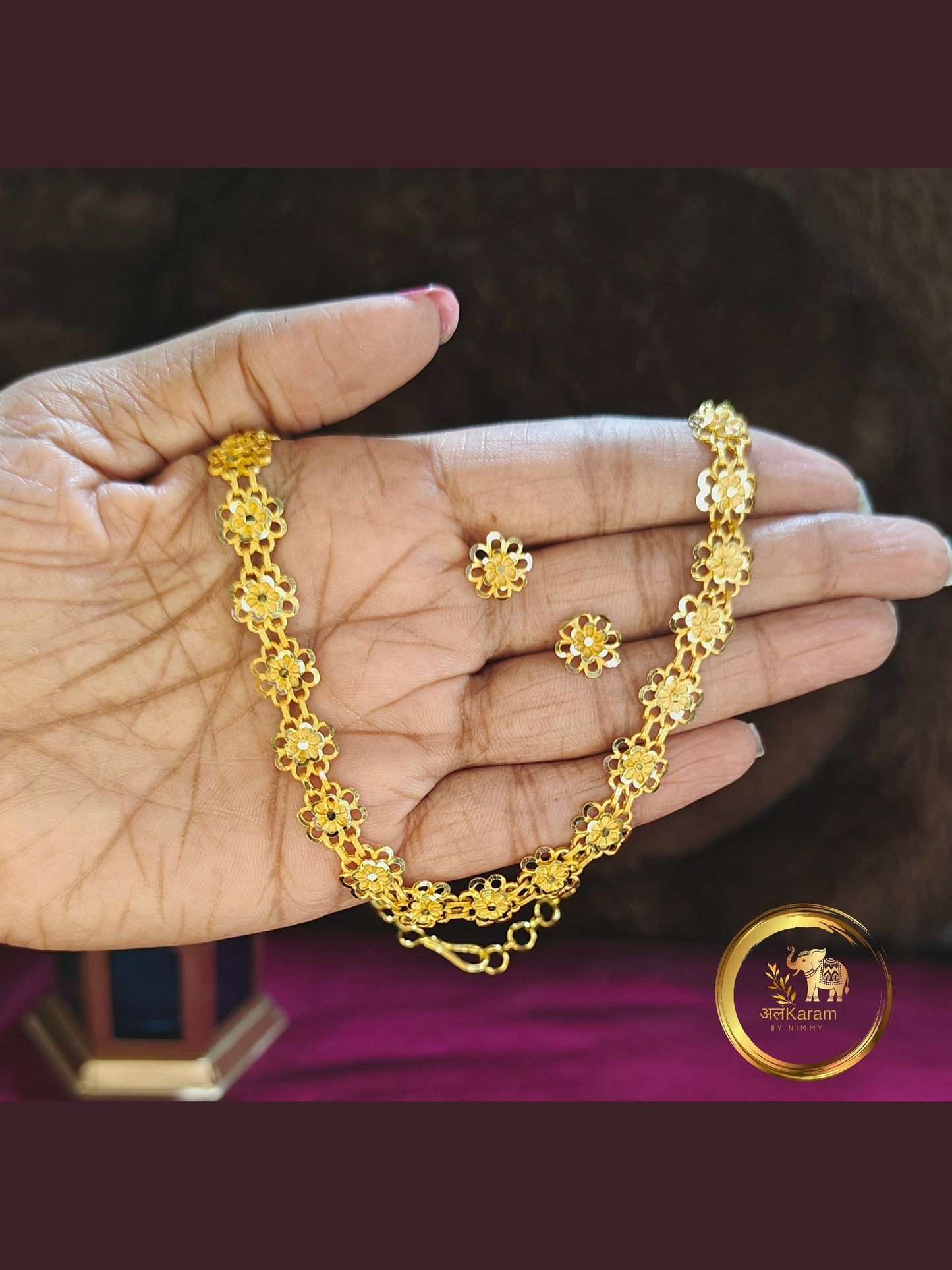 Short Necklace Maharashtrain Bakuli Haar - GSN0008
