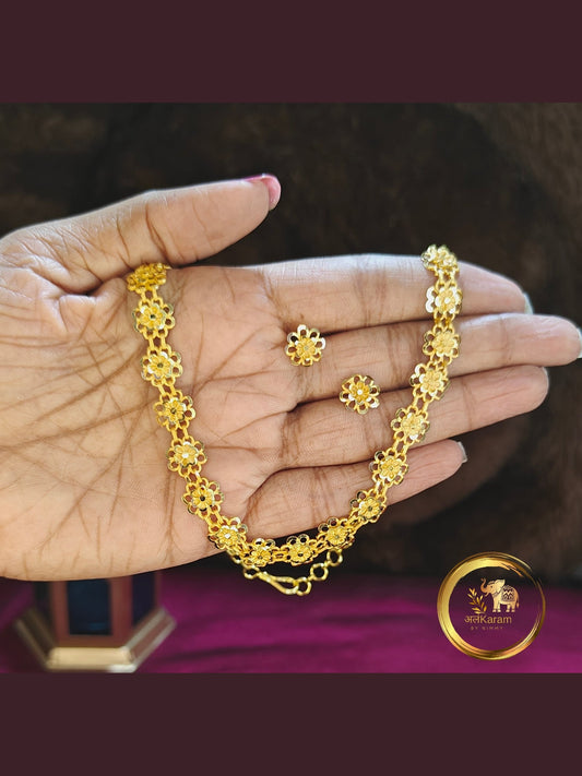 Short Necklace Maharashtrain Bakuli Haar - GSN0008