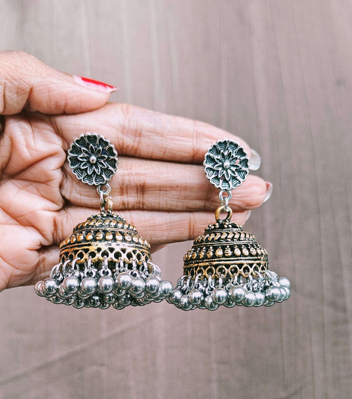 Oxidised Traditional Ethnic Ear Jewel