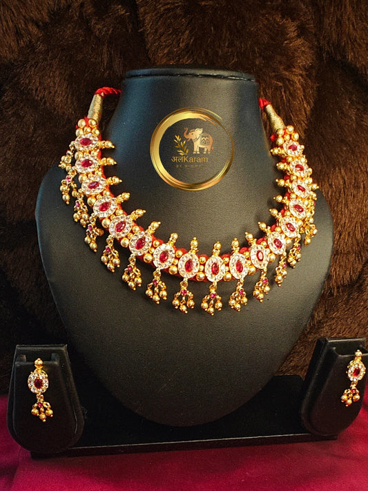 Maharashtrian Tushi Necklace-TU0002