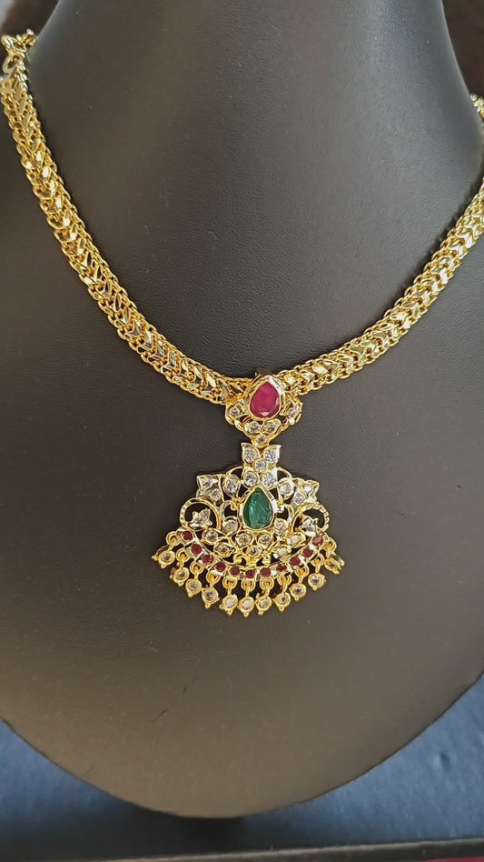 Gold Short Necklace - GSN0006